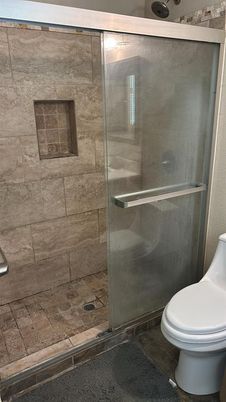 Bathroom, Glass Shower, Interior