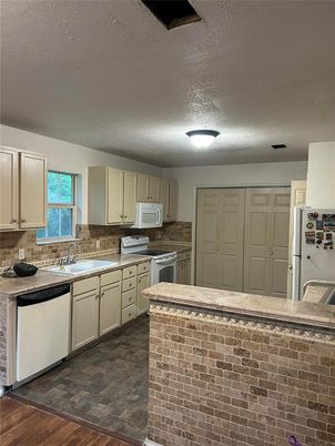 Interior, Kitchen, Wood Texture Flooring