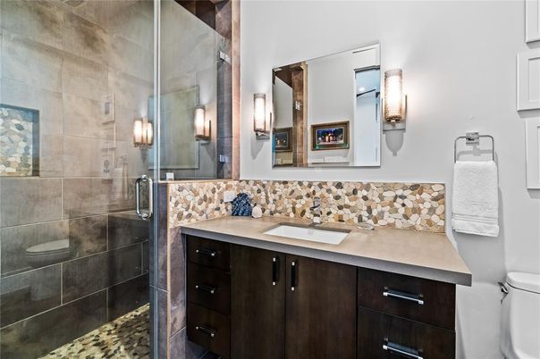 Bathroom, Glass Shower, Interior