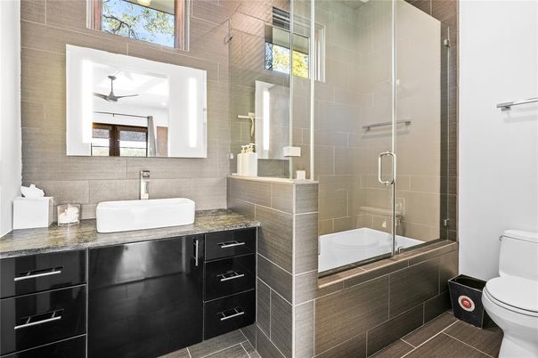 Bathroom, Glass Shower, Interior