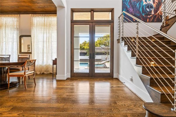 Dining room, Interior, Wood Texture Flooring
