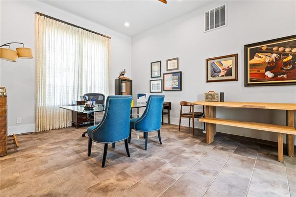 Home Office, Interior, Recessed Lighting