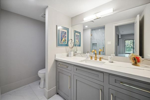 Bathroom, Dual Sink Vanities, Interior, Marble