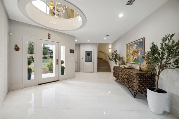 Interior, Marble, Recessed Lighting