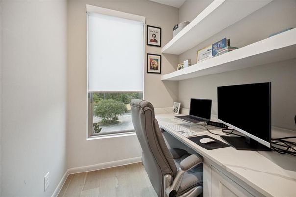 Home Office, Interior, Wood Texture Flooring