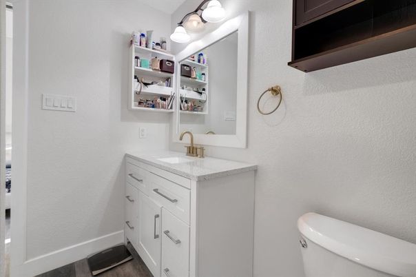 Bathroom, Interior, Wood Texture Flooring
