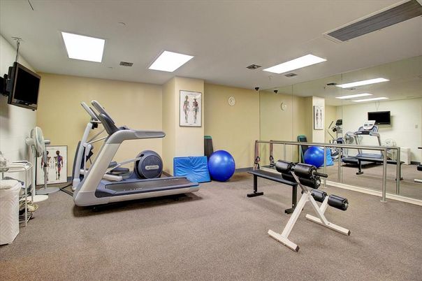 Fitness Equipment, Interior, Recessed Lighting