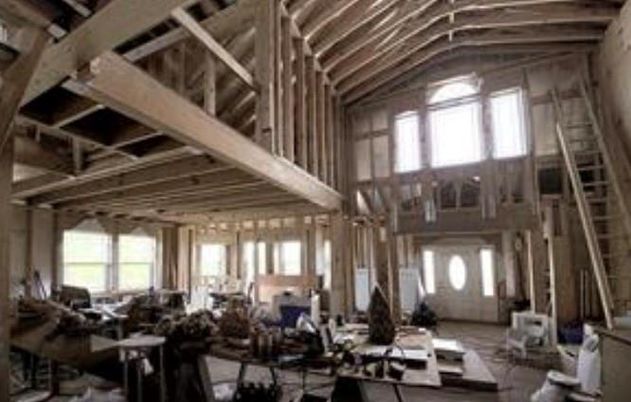 Interior, Wooden Beams