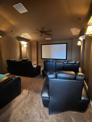 Home Theatre Room, Interior, Projection Screen, Theatre Room