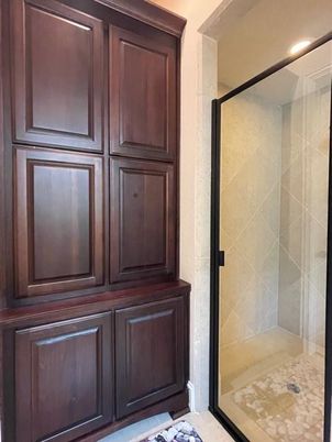 Bathroom, Glass Shower, Interior