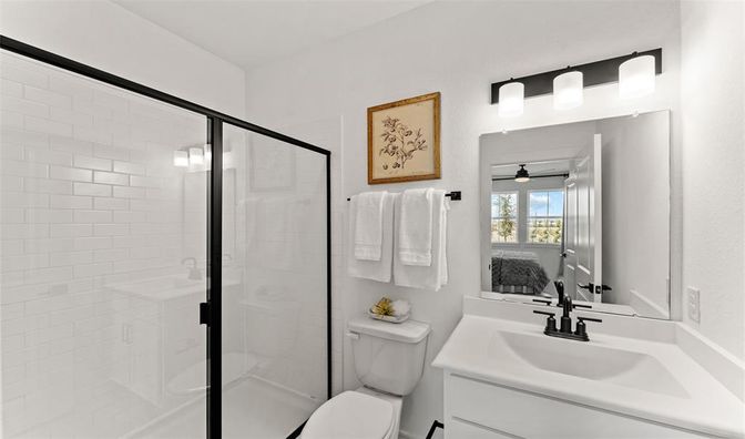 Bathroom, Glass Shower, Interior