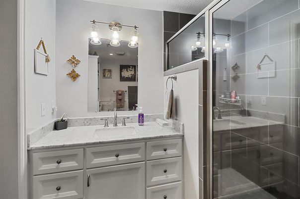 Bathroom, Glass Shower, Interior