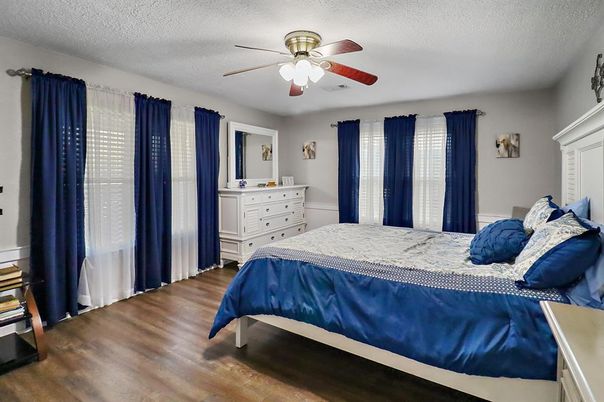 Bedroom, Interior, Wood Texture Flooring