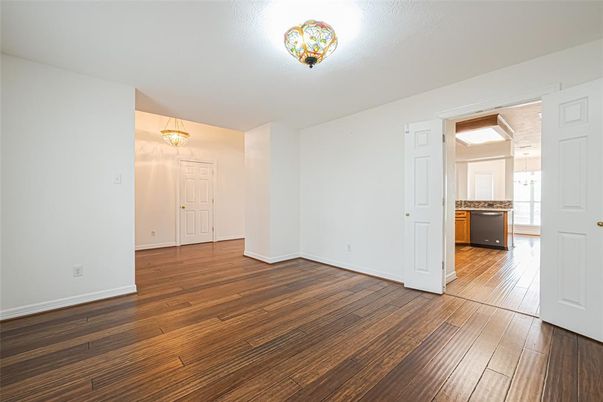 Empty room, Interior, Kitchen, Wood Texture Flooring