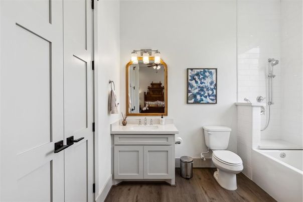 Bathroom, Interior, Wood Texture Flooring