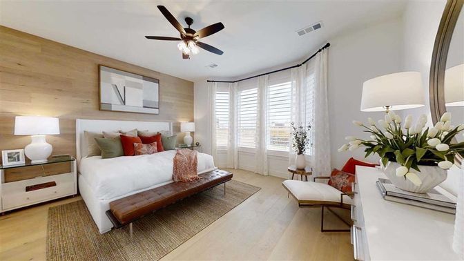 Bedroom, Interior, Wood Texture Flooring, Wooden Walls