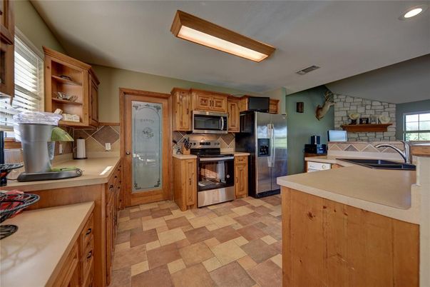 Interior, Kitchen, Recessed Lighting, Stainless Steel Appliances