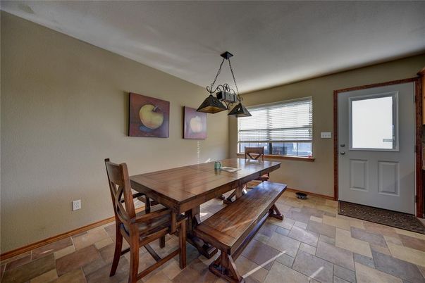 Dining room, Interior, Pendant Lights
