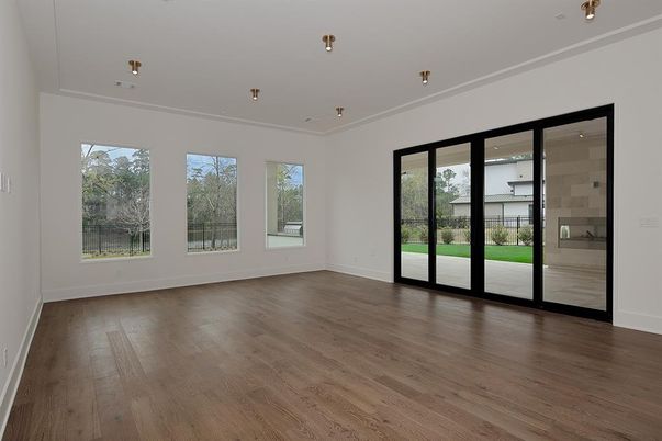 Empty room, Interior, Wood Texture Flooring