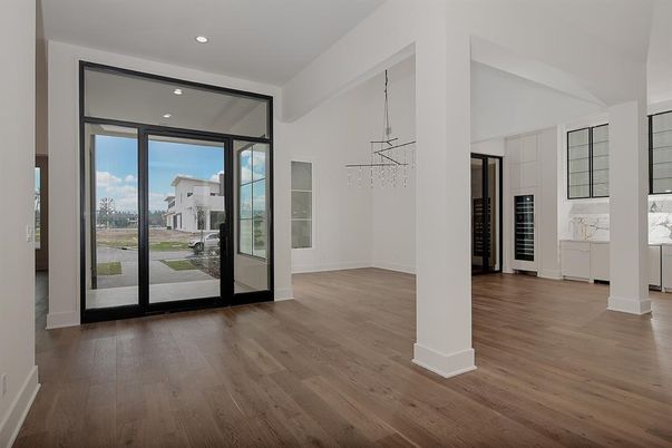 Interior, Recessed Lighting, Wood Texture Flooring