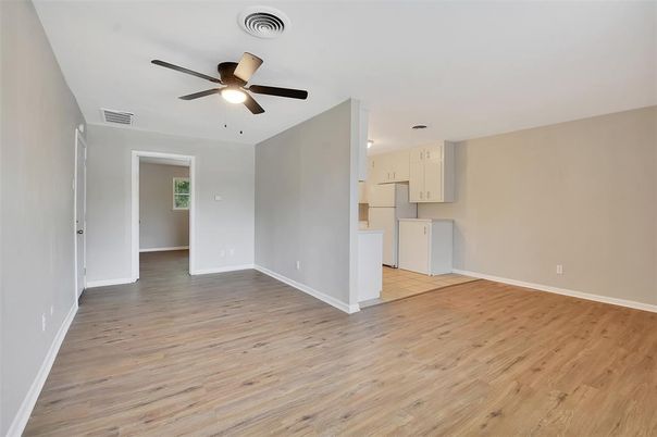Empty room, Interior, Kitchen, Wood Texture Flooring
