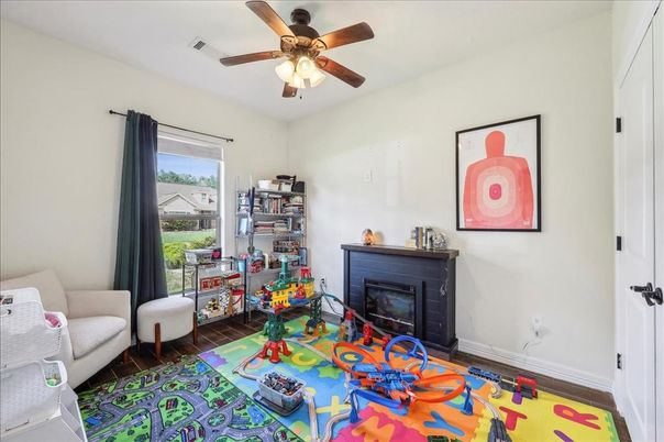 Fireplace, Interior, Wood Texture Flooring