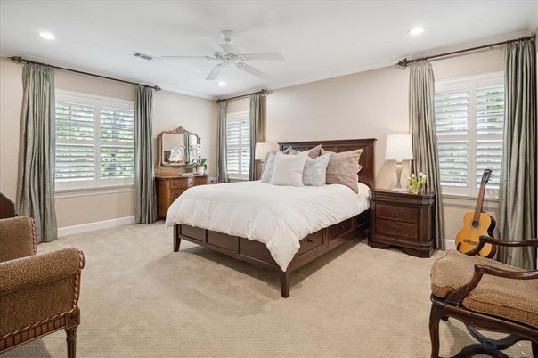 Bedroom, Interior, Recessed Lighting