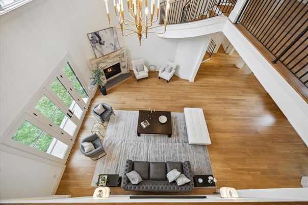 Chandelier, Fireplace, Interior, Living room, Wood Texture Flooring