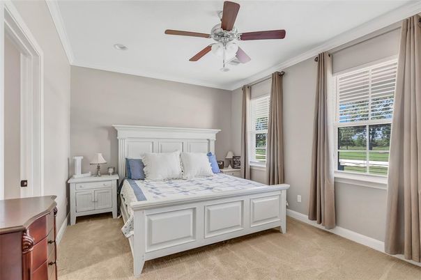 Bedroom, Interior, Recessed Lighting