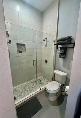 Bathroom, Glass Shower, Interior