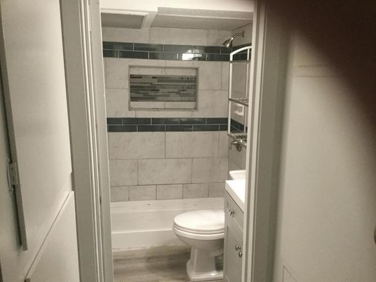 Bathroom, Interior, Wood Texture Flooring