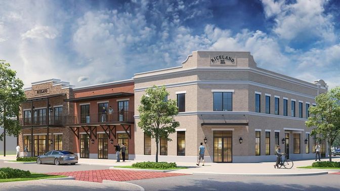 Exterior, Facade, Brick Facade, Modern