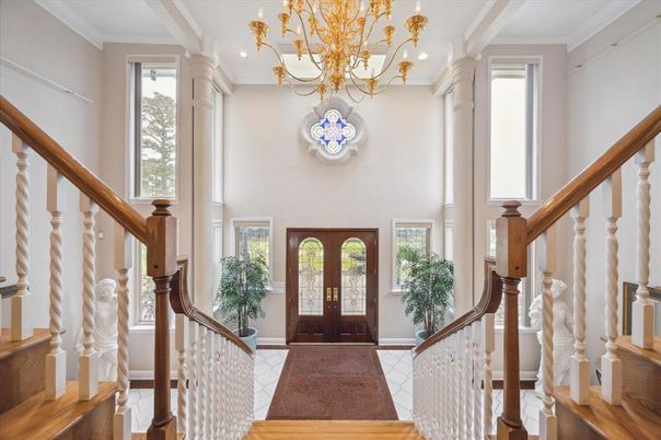 Chandelier, Interior, Recessed Lighting