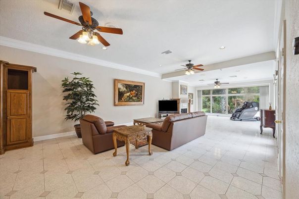 Interior, Living room, Recessed Lighting