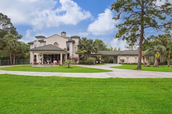 Attached, Backyard, Exterior, Facade, Mediterranean