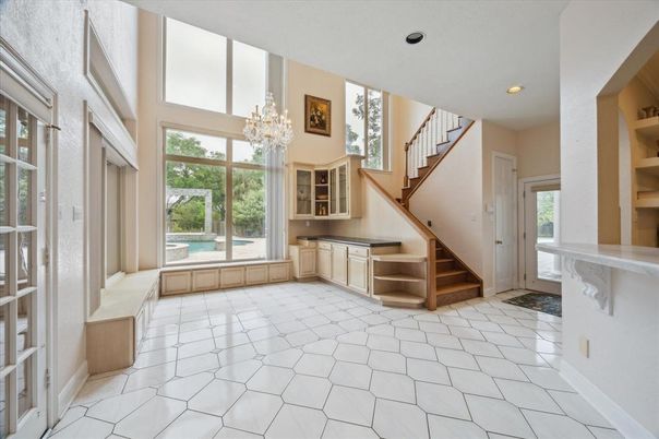 Chandelier, Interior, Recessed Lighting