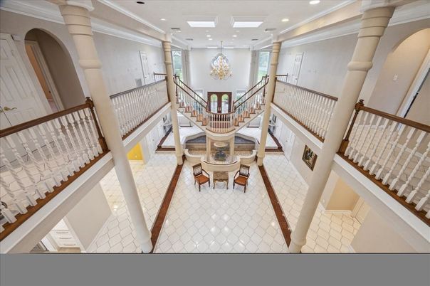 Chandelier, Interior, Recessed Lighting