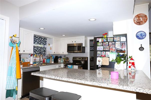Interior, Kitchen, Recessed Lighting, Stainless Steel Appliances