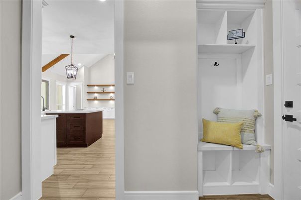 Interior, Pendant Lights, Wooden Beams, Wood Texture Flooring