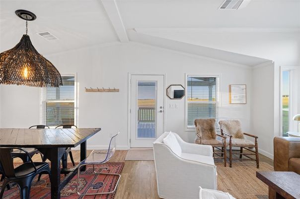 Dining room, Interior, Wood Texture Flooring