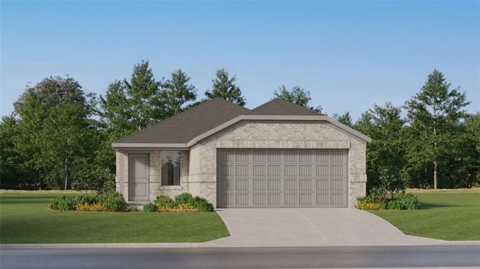 Attached, Exterior, Facade, Brick Traditional