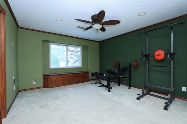 Fitness Equipment, Interior, Recessed Lighting