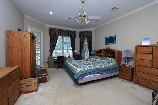 Bedroom, Interior, Recessed Lighting