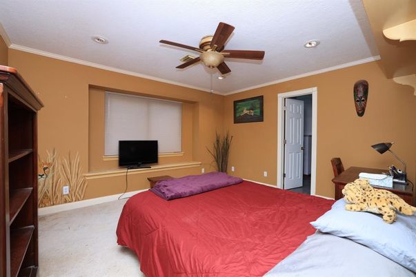 Bedroom, Interior, Recessed Lighting