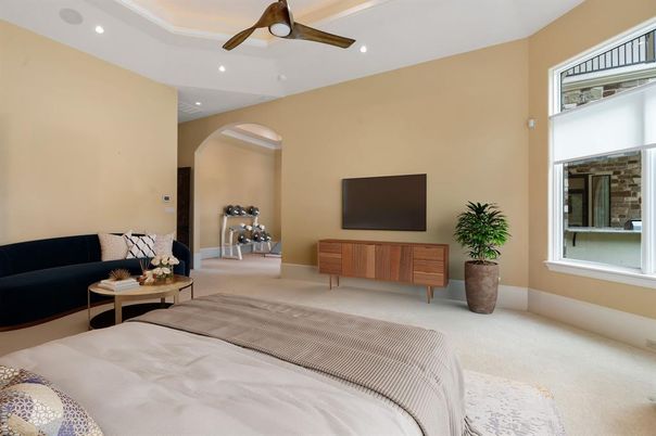 Bedroom, Interior, Recessed Lighting