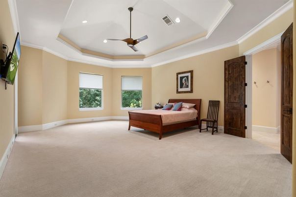 Bedroom, Interior, Recessed Lighting