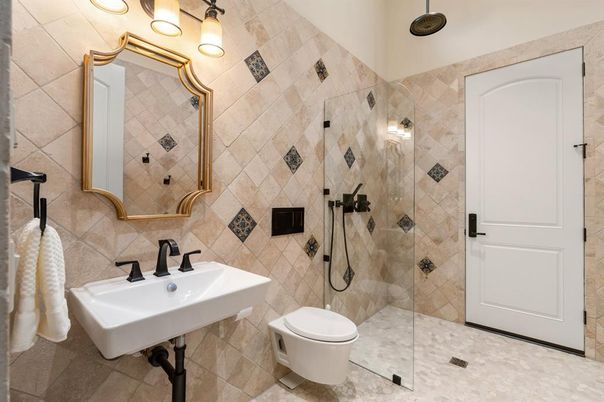 Bathroom, Glass Shower, Interior