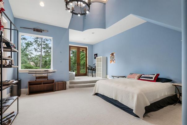 Bedroom, Interior, Recessed Lighting
