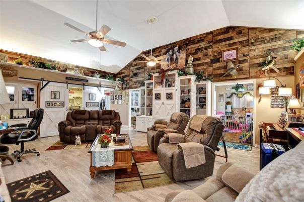 Interior, Living room, Wood Texture Flooring, Wooden Walls