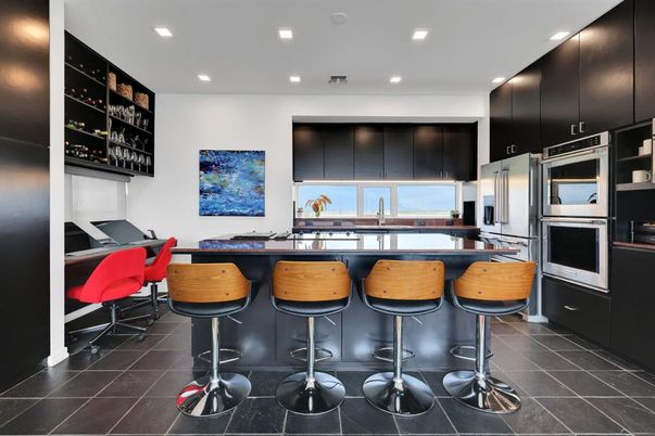 Interior, Kitchen, Recessed Lighting, Stainless Steel Appliances